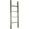 Ekena Millwork 19"W x 60"H x 3 1/2"D Vintage Farmhouse 4 Rung Ladder, Barnwood Decor Collection, Pebble Grey DECR019X060X04LDRPG - alternate 1